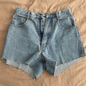 Vintage High Waisted Denim Shorts